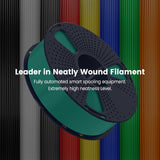 SUNLU CWA 3D Printer Filament CWA Filament 1.75mm, Neatly Wound 3D Printing Filament 1.75mm, Dimensional Accuracy +/- 0.02 mm, Fit Most FDM 3D Printers, 1kg Spool (2.2lbs), Black