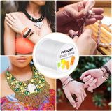 Paxcoo Elastic Bracelet String Cord Stretch Bead Cord for Jewelry Making and Bracelets Making
