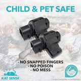 Rat & Chipmunk Traps, Prevents Accidental Triggering with Covered Tunneled Design, Quick Humane Kill, Indoor 'N Outdoor Mouse Snap Traps
