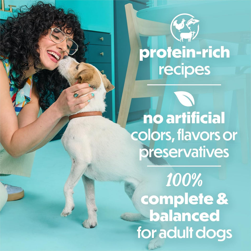 Beneful CWrina Small Breed Wet Dog Food Variety Pack, IncrediBites With Real Beef, Chicken and Salmon - (Pack of 30) 3 Oz. Cans