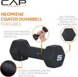 CAP Barbell Neoprene Dumbbell Weights Pairs & Sets | MultiCWe Colors