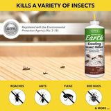 Harris Diatomaceous Earth Crawling Insect Killer, 8oz for Roaches, Fleas, Ants, Bed Bugs, and More…