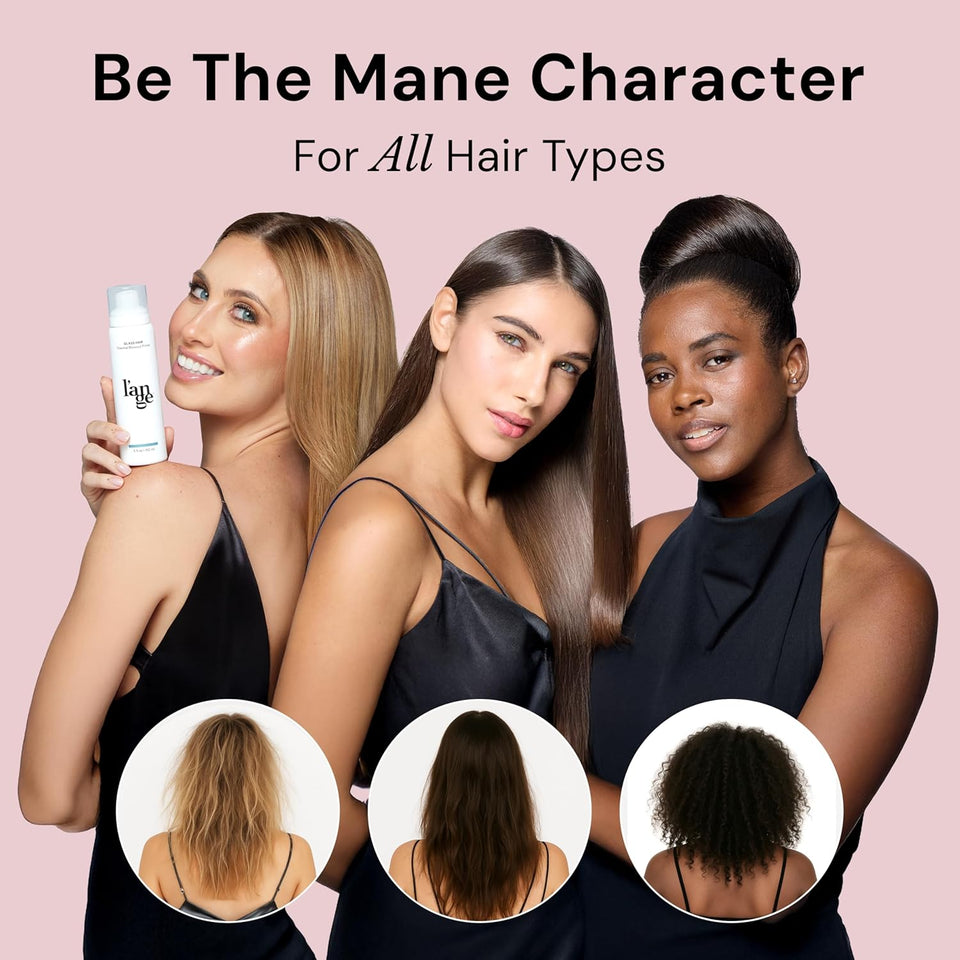 L'ANGE HAIR Glass Hair Heat Protectant Spray | Anti-Frizz Blow Dry Mist | Long Lasting Hold & Shine | Humidity Protection | Thermal Heat Protection Spray | Lightweight Blow Out Primer, 5 fl oz Bottle