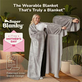 Super Blanky Wearable Blankets for Women, Adult Wearable Blanket Men, Mother's Day Gifts for Her, Wife Birthday Gift Ideas