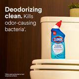 CLOROX Toilet Bowl Cleaner Clinging Bleach Gel, Ocean Mist, 24 Fl Oz, Pack of 2 (Package May Vary) - Rayz Mart