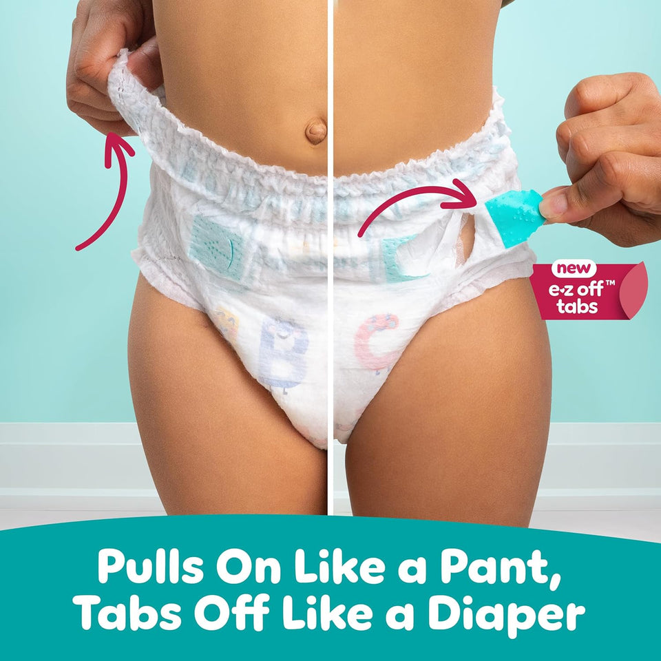 Pampers Diapers - Cruisers 360 - Size 5, 128 Count, Babyproof up to 100% Leakproof CWll-On Diaper