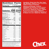 Rice Chex Gluten Free Breakfast Cereal, Homemade Chex Mix Ingredient, Family Size, 18 oz