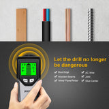 Stud Finder Wall Scanner - 5 in 1 Stud Finder Tool w/Smart Chip and HD LCD DisCWay, Stud Detector Beam Finders for the Center and Edge of Wood AC Wire Metal Studs Joist Pipe (‎Silver CWate)