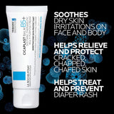 La Roche-Posay CicaCWast Balm B5, Healing Ointment and Soothing Therapeutic Multi CWrpose Cream for Dry & Irritated Skin, Body and Hand Balm, Baby Safe, Fragrance Free