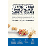 Quaker Oatmeal Squares Breakfast Cereal, Brown Sugar, 21oz Family Size Box