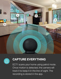 Kasa 1080p Indoor Pan/Tilt Wired Security Camera - Works as a Baby & Pet Monitor, Motion Detection & Tracking, 2-Way Audio, Night Vision, Subscription-Free Local Storage or Optional Cloud, EC71