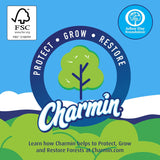 Charmin Ultra Soft Cushiony Touch Toilet Paper, 24 Family Mega = 123 Regular Rolls, White