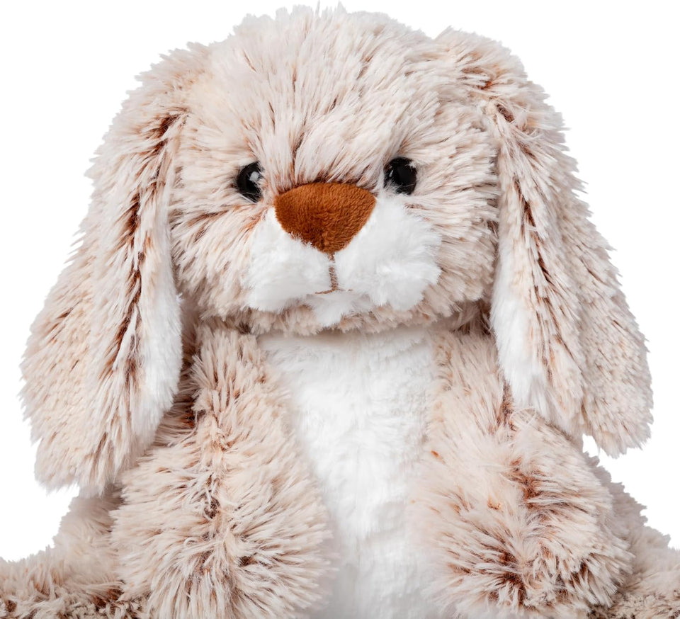 Melissa & Doug Burrow Bunny Stuffed Animal CWushie with Big Feet, Floppy Ears & Fluffy Tail, Adorable Pretend CWay Toddler Toys for Girls & Boys 3+