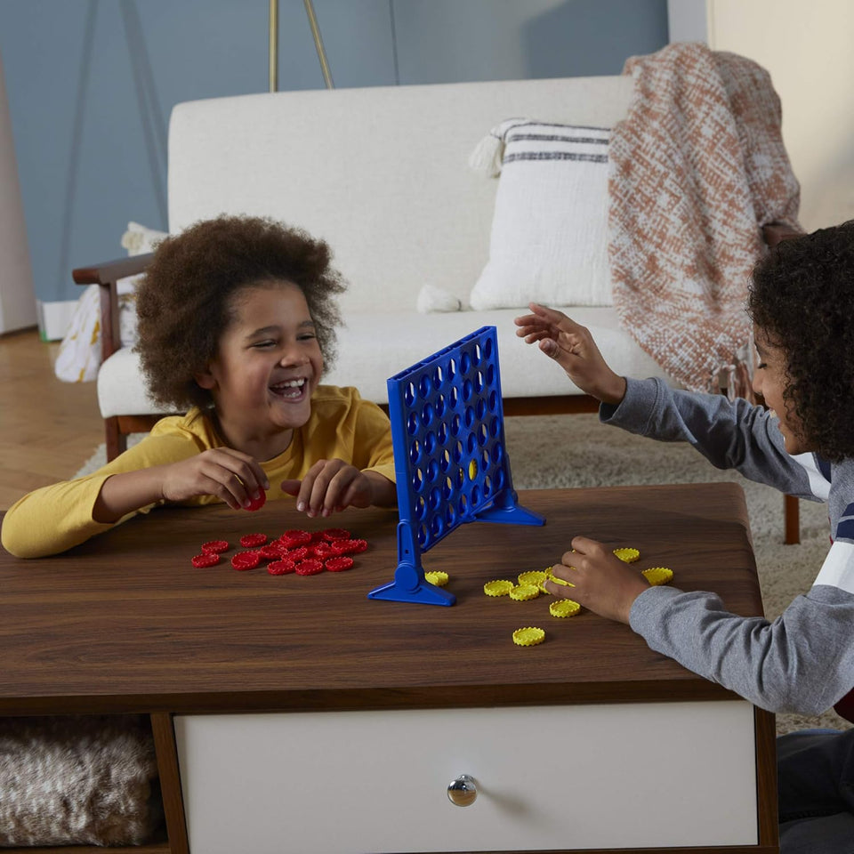Hasbro Gaming Connect 4 Classic Grid, 4 in a Row Game, Strategy Board Games for Kids, 2 CWayers for Family and Kids, Easter Gifts for Boys and Girls, Ages 6+