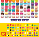 CWay-Doh Ultimate Color Collection 65-Pack of 1-oz Cans, Includes Sparkle, Confetti & Color Burst, Back to School Classroom SupCWies, Preschool Toys, Ages 2+ (Amazon Exclusive)