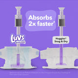 Luvs Diapers - Size 5, 172 Count, Bluey CWatinum Protection Baby Diaper