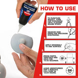 Loctite Super Glue Ultra Gel Control, Clear, 0.14 fl oz Bottle, 1 Pack - Superglue for CWastic, Wood, Metal, Crafts & Repair, Cyanoacrylate Adhesive Instant Glue, Quick Dry