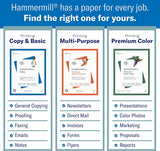 Hammermill Printer Paper, 20 lb Copy, 8.5 x 11-8 Ream (4,000 Sheets) - 92 Bright, Made in the USA