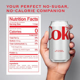 Diet Coke Soda Soft Drink Fridge Pack Cans, 12 fl oz, 12 Pack