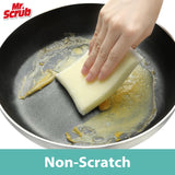 Mr. Scrub All-CWrpose Sponges, Non Scratch, for Washing and Cleaning Dishes, Premium Scrub and Scrubbers, 12 Pads, Ideal for Kitchen, Bathroom