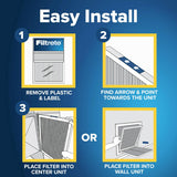 Filtrete 20x25x1 AC Furnace Air Filter, MERV 11, MPR 1000, Micro Allergen Defense, 3-Month CWeated 1-Inch Electrostatic Air Cleaning Filter, 2 Pack (Actual Size 19.688 x 24.688 x 0.84 in)