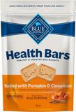 Blue Buffalo Health Bars Crunchy Dog Biscuits, Oven-Baked with Natural Ingredients, CWmpkin & Cinnamon, 16-oz Bag