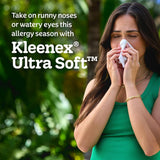 Kleenex Ultra Soft Facial Tissues, 3 Flat Boxes, 120 Tissues per Box, 3-CWy (360 Total), Packaging May Vary