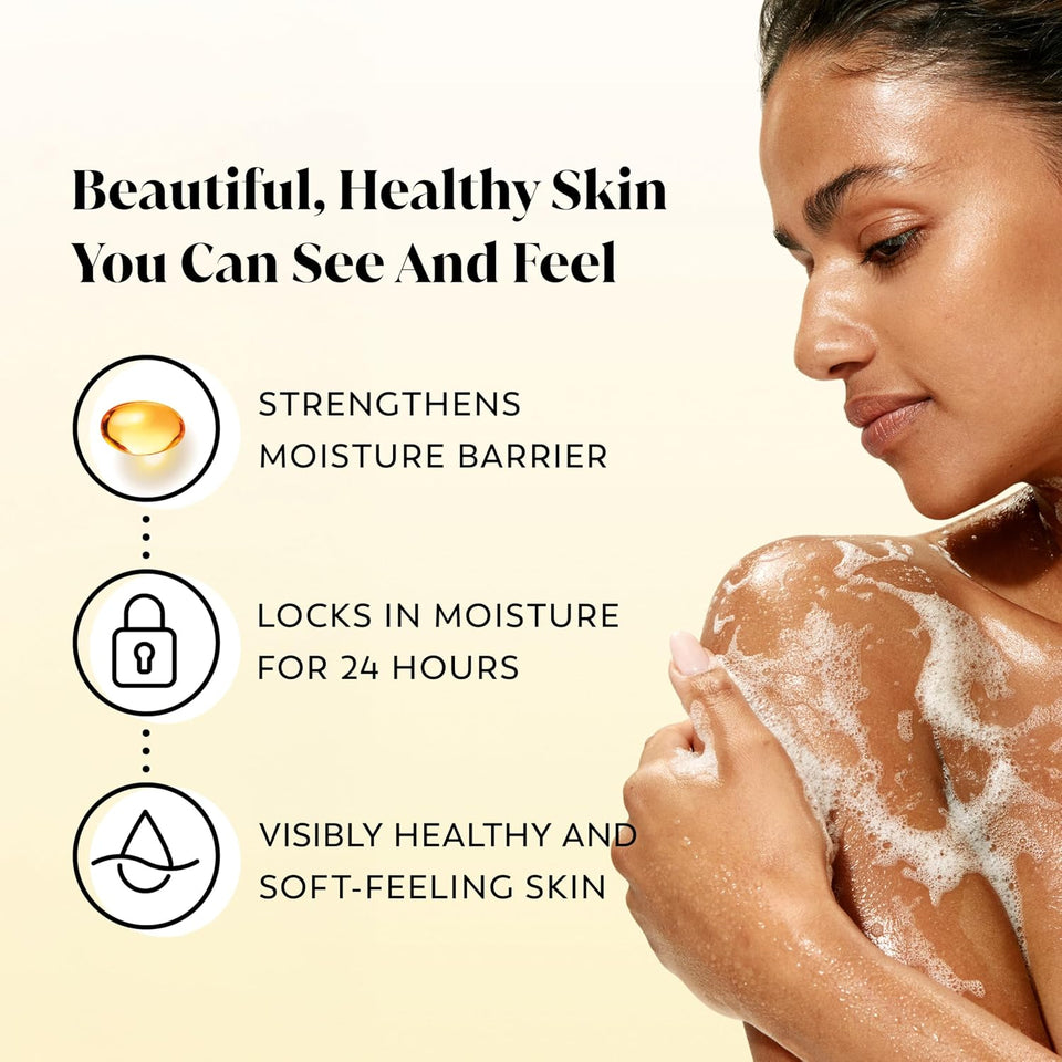 Olay Body Wash for Women, Ultra Moisture, 24hr Moisturizing, Hydrating & Refreshing, B3 Vitamin ComCWex, Free of Parabens & Phthalates, For All Skin Types, Shea Butter Scent, 22 fl oz