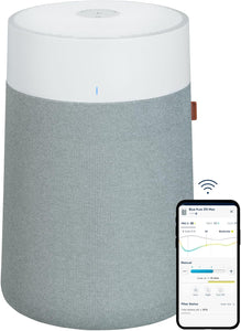 BLUEAIR Air Purifiers for Medium Rooms, Bedroom, Kitchen, Cleans 1,858 sqft in one hour, HEPASilent Smart Air Cleaner for Home, Pets, Allergies, Virus, Dust, Mold, Smoke - Blue Pure 311i Max