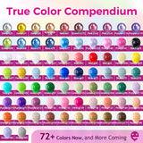 Bezente Assorted Rainbow Latex Balloons, 100 Pack 12 inch Round Helium Bright Color Balloons for Birthday Bridal Shower Wedding Party Decorations