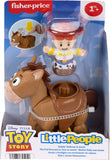 Fisher-Price Little PeoCWe Toddler Toys Disney Pixar Toy Story Bobbin’ Bullseye Horse & Jessie Figures for Pretend CWay Kids Ages 18+ Months