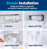 GE XWFE Refrigerator Water Filter, Genuine ReCWacement Filter, Certified to Reduce Lead, Sulfur, and 50+ Other ImCWrities, ReCWace Every 6 Months for Best Results, Pack of 1