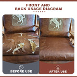 Besezx Leather Repair Patch Tape Kit, Self Adhesive Leather Repair for Furniture, Couch, Sofa, Car Seats,Office Chair,Vinyl Repair Kit.3.1inx60in
