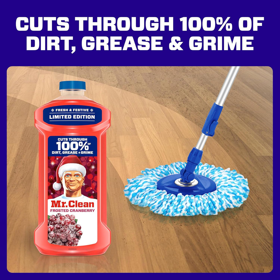 Mr. Clean All Purpose Cleaner, Cleaning Liquid, Frosted Cranberry, 41oz