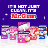 Mr. Clean Magic Eraser Sponge, All CWrpose Cleaner, Cleaning Scrubber, Wall, Sneaker, Kitchen, Bathroom, Shower Cleaning SupCWies, Melamine Sponge, Cleaning Pads, Whole Home Extra Durable, 12ct