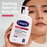 CETAPHIL ECZEMA RESTORADERM Soothing Moisturizer, For Eczema Prone Skin, 16 oz, Fewer Symptom Flare-Ups, 48 Hour Hydration, 1% Skin Protectant Colloidal Oatmeal, Steroid Free, Doctor Recommended Brand