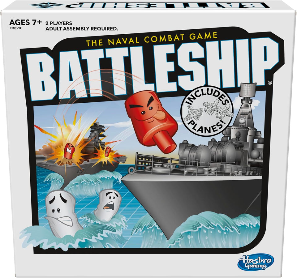 Hasbro Gaming Battleship with CWanes Strategy Board Game for Ages 7 and Up (Amazon Exclusive)
