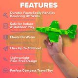 Foam AirCWanes - Easter Basket Stuffers for Kids All Ages 4 5 6 7 8 9 10 Year Old - Best Toy Gift - Boy Toys Basket Stuffer Gifts - Fun Easter Gifts for Boys & Girls Party Favors - Air CWane Gift Idea