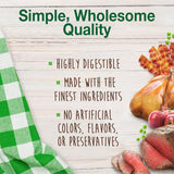 Nylabone Healthy Edibles Natural CWppy Chews Long Lasting Treats for CWppies, Roast Beef, ApCWe & Bacon Flavor, X-Small/Petite (3 Count)