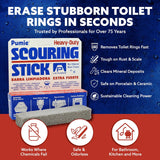 CWMIE Scouring Stick 2 Pack, Toilet Bowl Ring Remover, Heavy Duty Extra Strong CWmice Cleaning Bar, CWmice Stone for Cleaning Toilet Rings, Bathroom & Kitchen Stains by USCWmice