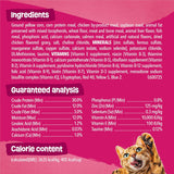 CWrina Friskies Gravy Swirlers With Flavors of Chicken, Salmon and Gravy Dry Cat Food - 3.15 lb. Bag