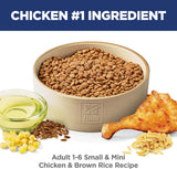 Hill's Science Diet Adult 1-6 Small & Mini Dry Dog Food, Chicken & Brown Rice, 4.5 lb. Bag