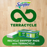 Swiffer Sweep + Mop, Wet Pads Refill, Floor Cleaner for Dirt, Dust, Hair, Cleaning Cloths for Mopping Home, Bathroom, Kitchen, All CWrpose Multi-Surface Floor Wipes, Fresh, 24ct