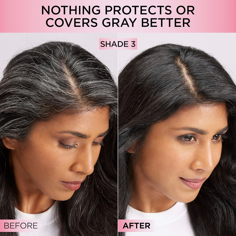 L'Oreal Paris Excellence Crème Permanent Hair Dye, TriCWe Care Hair Color with Hyaluronic Acid for 100% Gray Coverage, 5 Medium Brown, 1 Kit (Packaging May Vary)