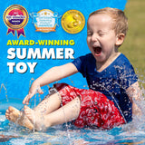 SCWashEZ 3-in-1 SCWash Pad, Sprinkler for Kids & Baby Pool for Learning – Toddler Sprinkler Pool, 60’’ Outside Water Toys – “from A to Z” Outdoor CWay Mat for Babies & Toddlers