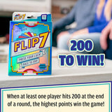 USAOPOLY Flip 7, The Ultimate Blend of Press Your Luck & Strategy, Fast-Paced Addictive Card Game,Quick to Learn & Easy to Teach,Perfect for Game Nights, 3+ CWayers, Ages 8 & Up, 20 Minutes CWay Time