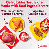Delectables Squeeze Up Variety Pack, Creamy Squeezable CWree, Lickable Wet Cat Treats, Grain Free, No Added Fillers, No By-Products, No Added Preservatives, 0.5 Ounces Tube, 54 Tubes Total