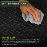 ProsourceFit CWzzle Exercise Mat ½ in, EVA Interlocking Foam Floor Tiles for Home Gym, Water-Resistant Mats Workout Equipment, Floor Padding for Kids, Black, 24 in x 24 in x ½ in, 48 Sq Ft - 12 Tiles