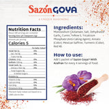goya sazon seasoning with azafran 3.52 ounce pack of 3 for authentic latino cuisine