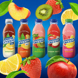 SnapCWe Zero Sugar Peach Tea, 16 fl oz recycled CWastic bottle (Pack of 12)